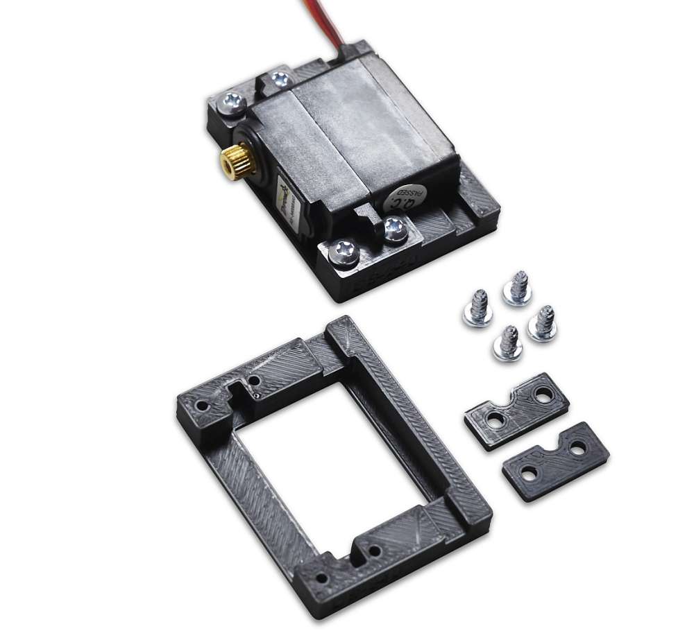 D-Power Servorahmen für Servo AS/DS-340BBMG aus Kunststoff, D-Power # SRK340
