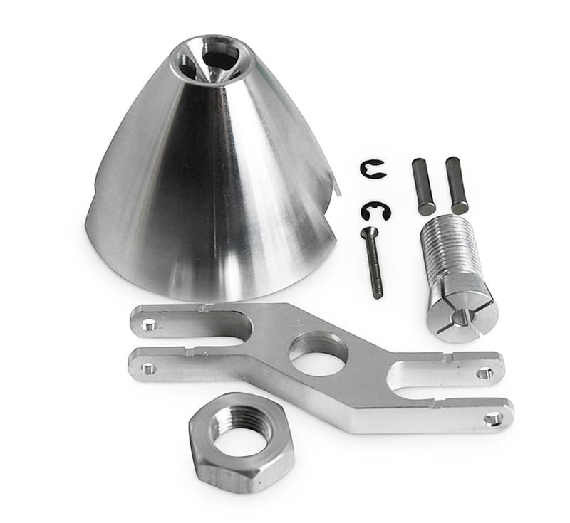 Turbospinner aus Aluminium, Z-Gabel, ø45mm-5.0-8, D-Power # TSA4550