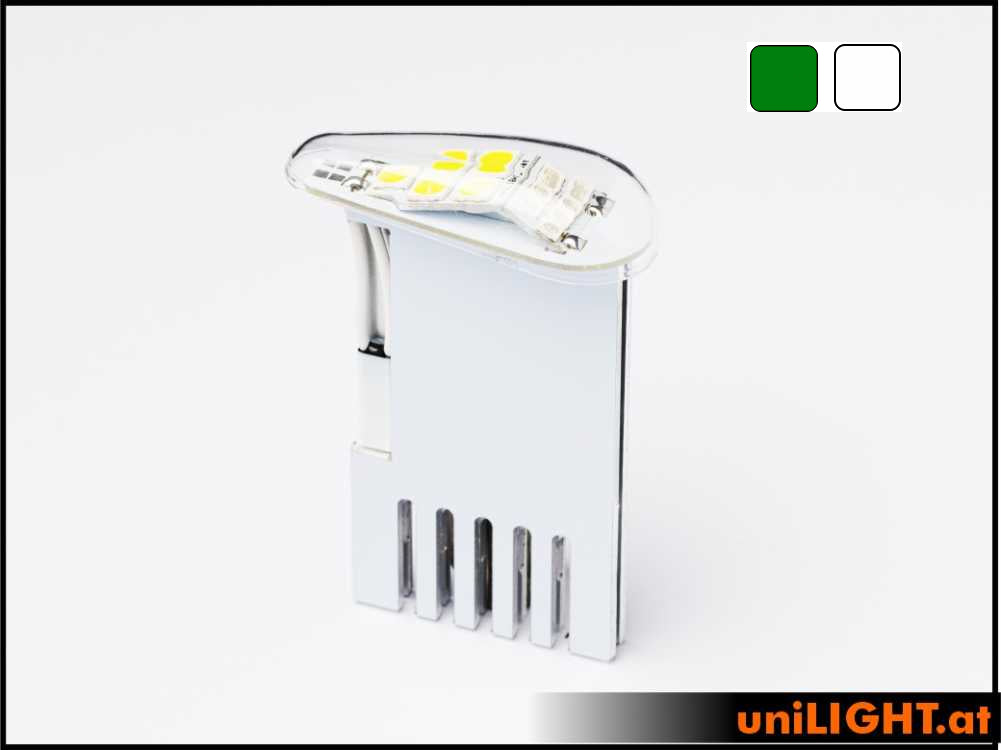 uniLIGHT 20mm DUAL Navigation und Blitzlicht, 45Wx2