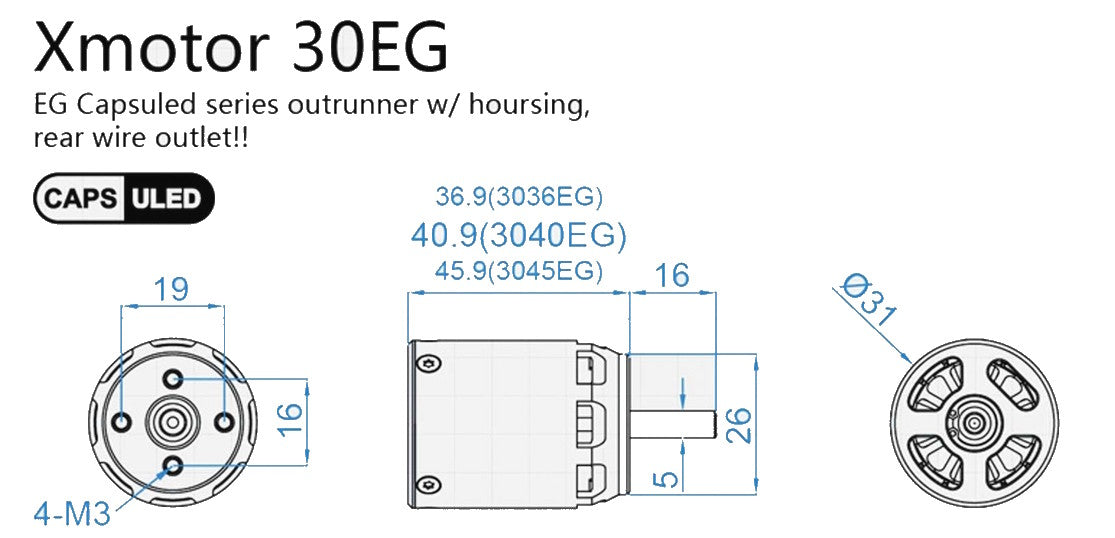 Dualsky XM3040EG-14, 860kV, 104g #52009