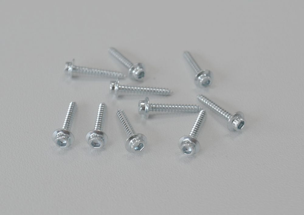 Servo mounting screw 2.2x14mm with hexagon socket (10-pack)