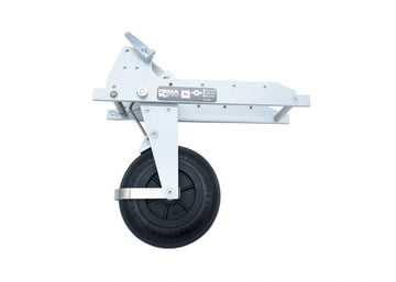 FEMA FES Segler Einziehfahrwerk M, 1:3-3.5, mit 100mm Rad, Bügel und Bremse