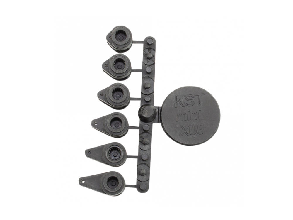 Gabelruderhornsatz für KST X08 Mini, IDS, für 1mm Stift, (VE 1 Set)