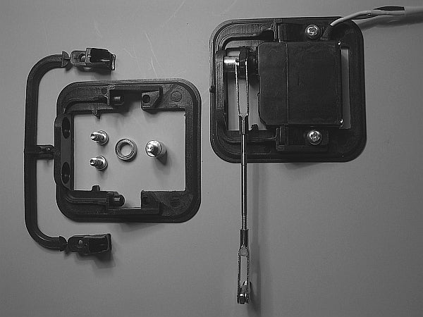 Servorahmen mit Gegenlager zu Futaba S3150/3155, S3171SB, S3172/3174SV, Paar