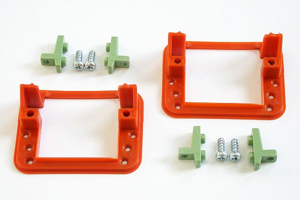 Servorahmen für Hitec HS-225BB, HS-225MG, HS-5245MG, Paar (für 2 Servos)