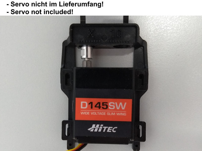Servo frames with counter bearings for KST X10, X10 MINI, D145, pair (for 2 servos)