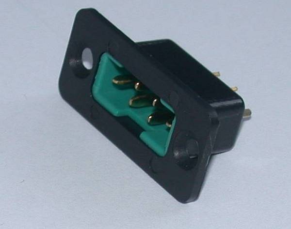 Mounting frame long for MPX high-current connector/socket