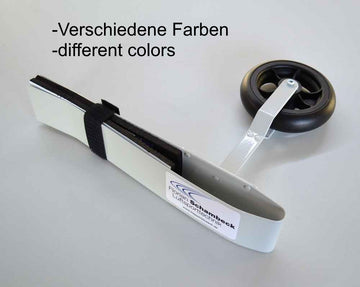 Stützrad für Großsegler ø125mm, Höhe 240mm, M 1:3, Schambeck Luftsporttechnik