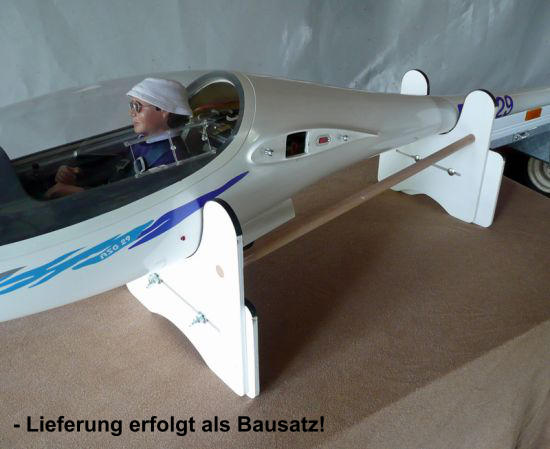 Large fuselage support for model transport and workshop (kit)
