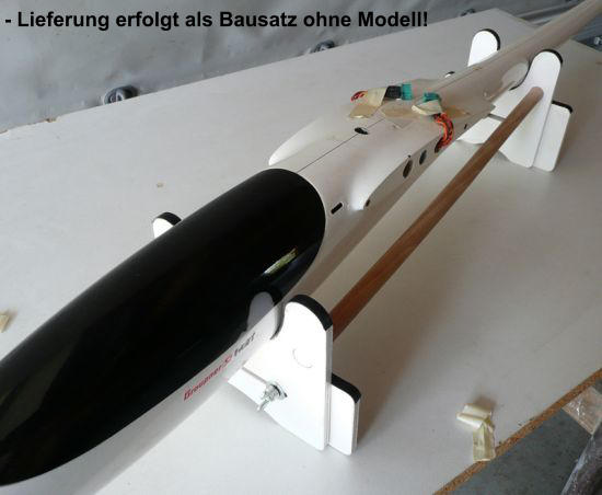 Small Fuselage Holder for Model Transport and Workshop (Kit)