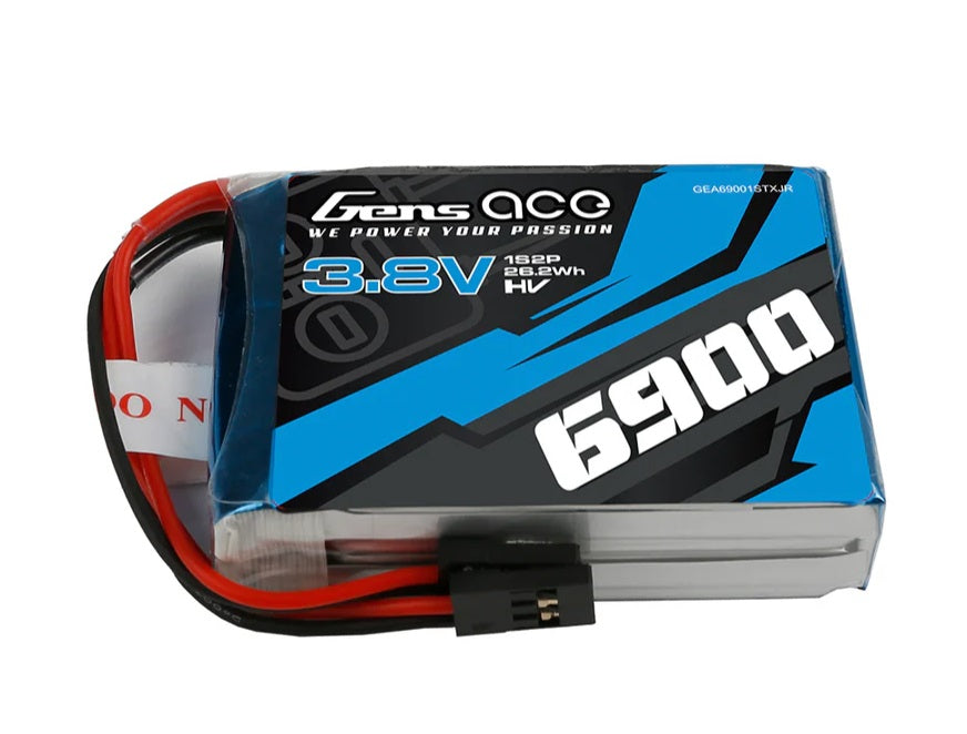 Gens Ace-LiPo-Akku, 1S2P, 6900mAh, 3.8V, HV, 69x49x20mm, 122g
