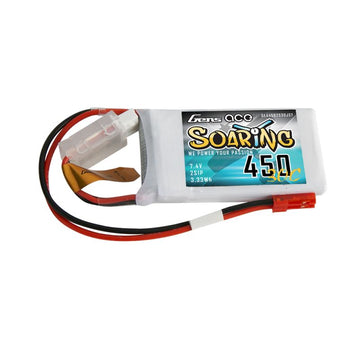 Gens Ace-LiPo-Akku, Soaring, 2S/450mAh, 7.4V, 30C, 56.5x31x9mm, 33g