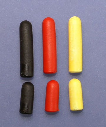 Schalterkappenset, je 1 Stück Schwarz/Rot/Gelb, 11 und 20mm, Gabriel # 991005