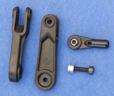 Gabelservohebel 38mm, für Graupner/JR-Servos, carbonverstärkt, VE 1 Stück