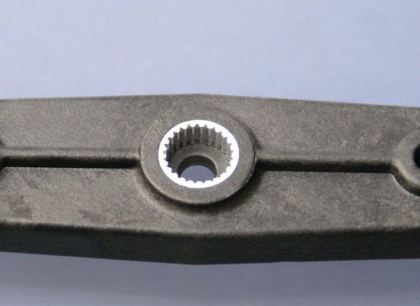 XTorque Double-Arm Servo Horn 76/92mm, for HiTEC Servos, carbon reinforced, PU 1
