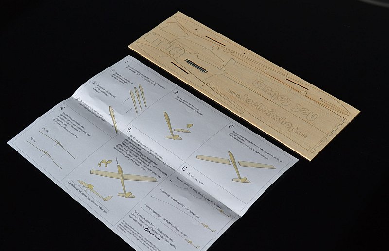 CLIMAXX nano, wingspan 366mm, CNC laser-cut discus launch glider (made in Germany!),