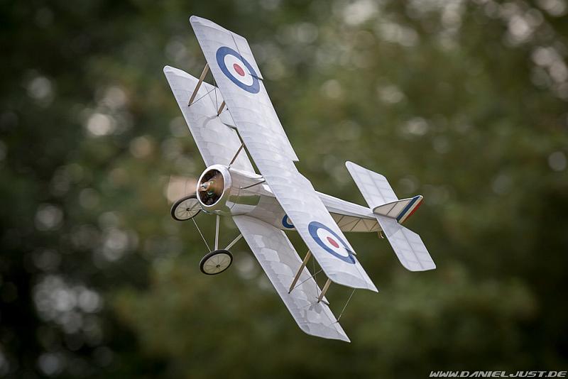 Sopwith Pup, CNC-Doppeldecker-Bausatz von Grüner CNC