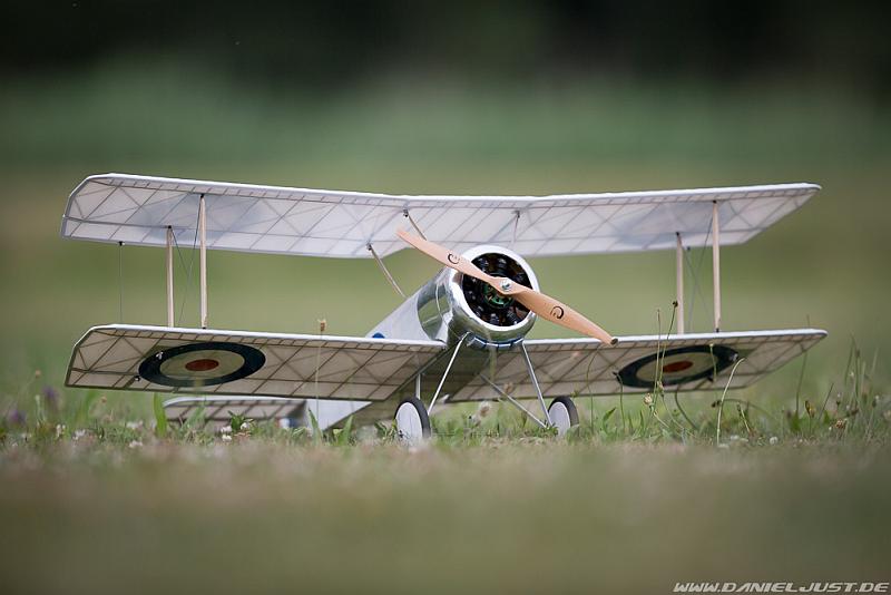 Sopwith Pup, CNC-Doppeldecker-Bausatz von Grüner CNC