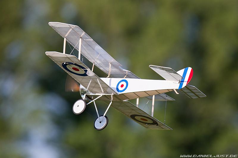 Sopwith Pup, CNC-Doppeldecker-Bausatz von Grüner CNC