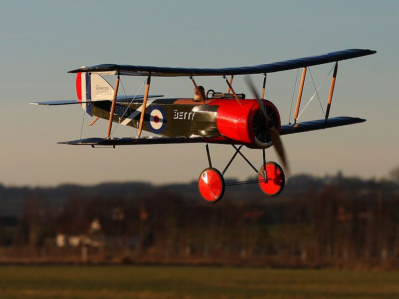 Sopwith Pup, CNC-Doppeldecker-Bausatz von Grüner CNC