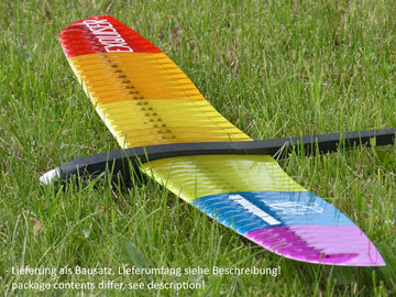 Exquiser, E-Segler m. Flächenverwind. - Konstr. Tim Weißbach-Made by Grüner CNC