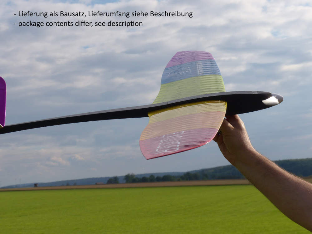 Exquiser, E-Segler m. Flächenverwind. - Konstr. Tim Weißbach-Made by Grüner CNC