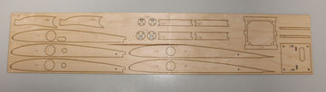 Sperrholz Rippen / Servoabdeckung zu Introduction F5J