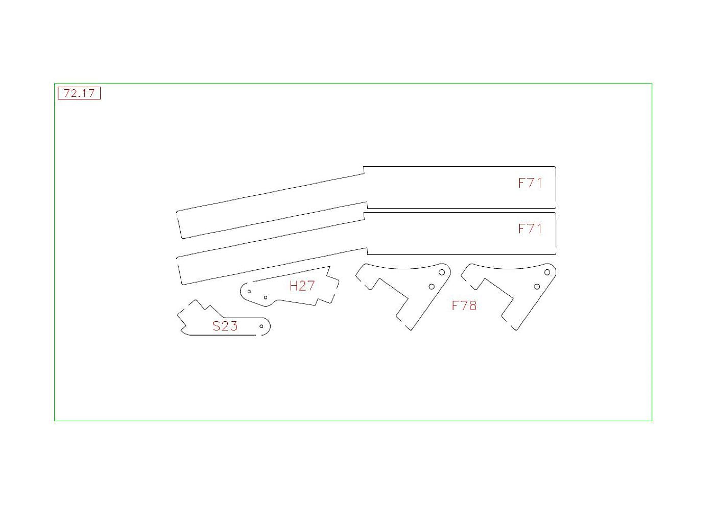 Flächenverbinder/Ruderhörner zu Introduction F5J