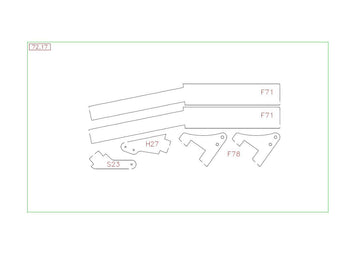 Flächenverbinder/Ruderhörner zu Introduction F5J
