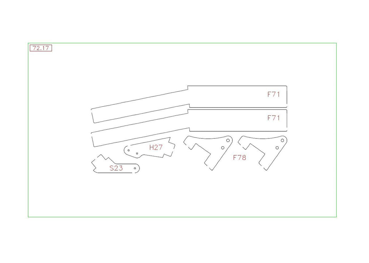 Flächenverbinder/Ruderhörner zu Introduction F5J
