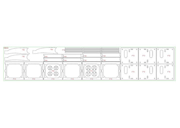 Brettchen 73.11 zu INSIDE F5J - Servoabdeckung