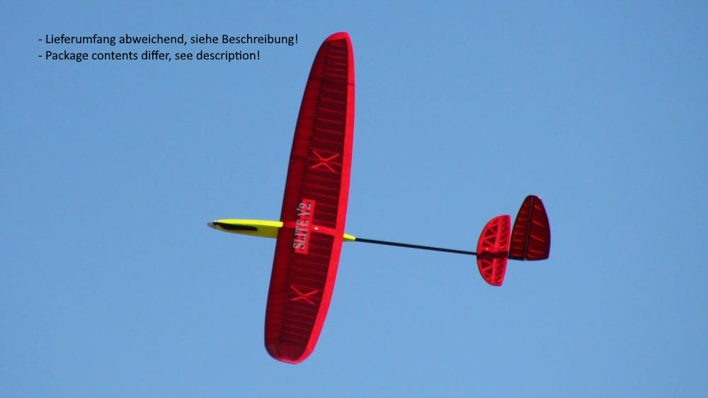 ELEKTRO-Rumpfbausatz zu SLITE V2, inkl. Leitwerk, Plan und Anleitung