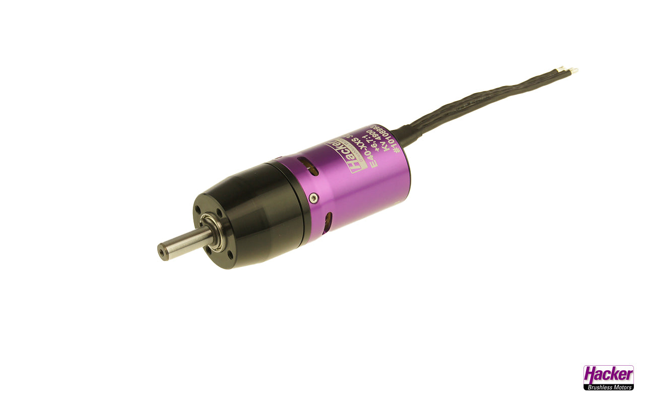 E40-XXS, 3D incl. 6,7:1 Getriebe, Kv 4900, Hacker # 10108999