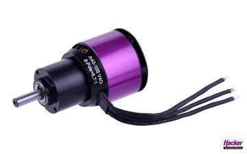 Hacker A40-10S V4G, 8 Pole with Gearbox 6.7:1, 238 RPM/V, Hacker # 10109537