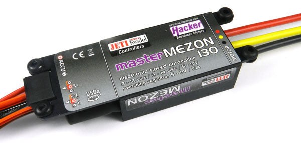 Flugregler Master Mezon 130, 10A BEC, Hacker/Jeti #11009130