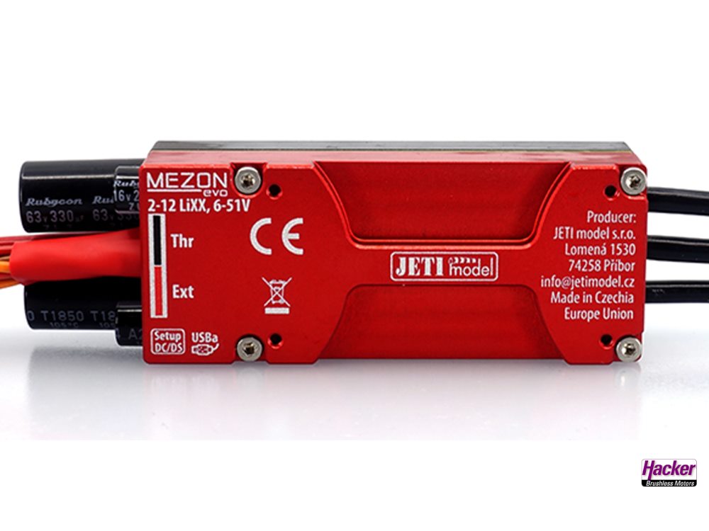 Flugregler Mezon EVO 50 BEC, 2-12S, 50A, BEC: 5-8.4V/15A
