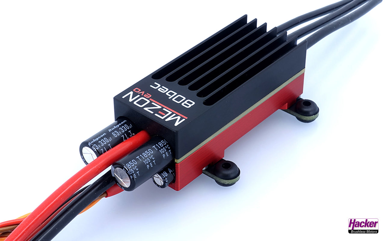 Flugregler Mezon EVO 80 BEC, 2-12S, 80A, BEC: 5-8.4V/15A, Hacker # 11039044