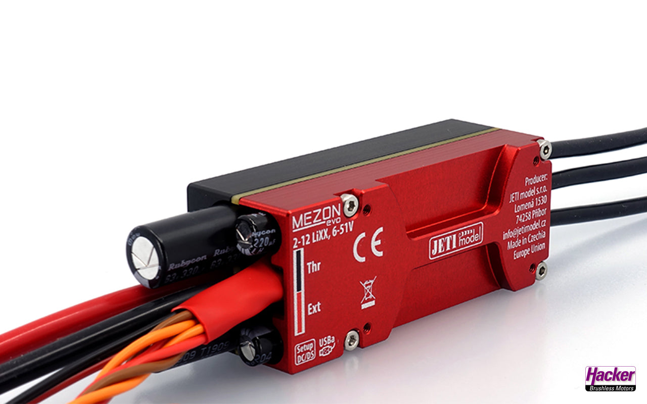 Flugregler Mezon EVO 80 BEC, 2-12S, 80A, BEC: 5-8.4V/15A, Hacker # 11039044