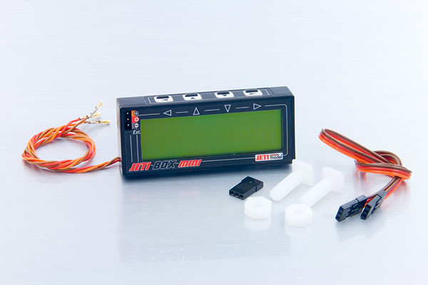 Programmierbox JETIBOX MINI" für MASTER-SPIN-Drehzahlsteller und DUPLEX-System"