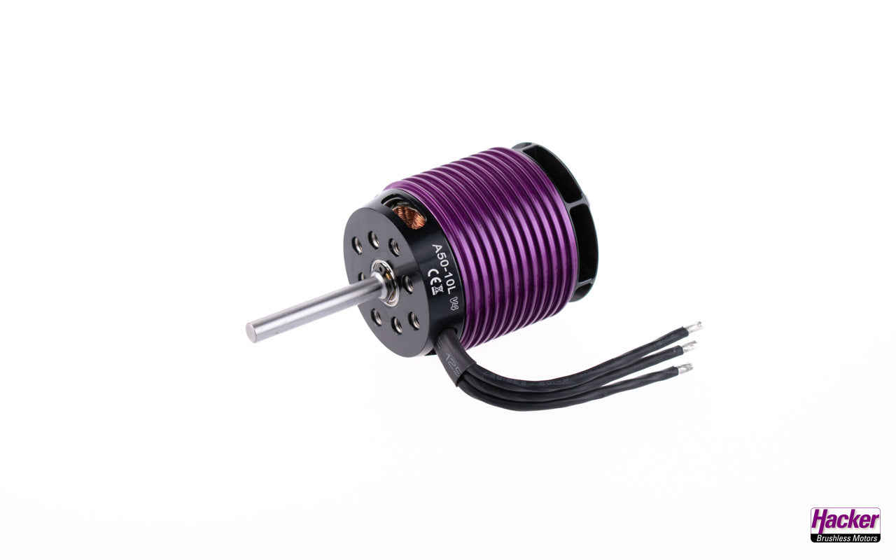 Hacker A50-10L Turnado, V4, 530 U/min/V, (mit langer Welle), Hacker # 15726043