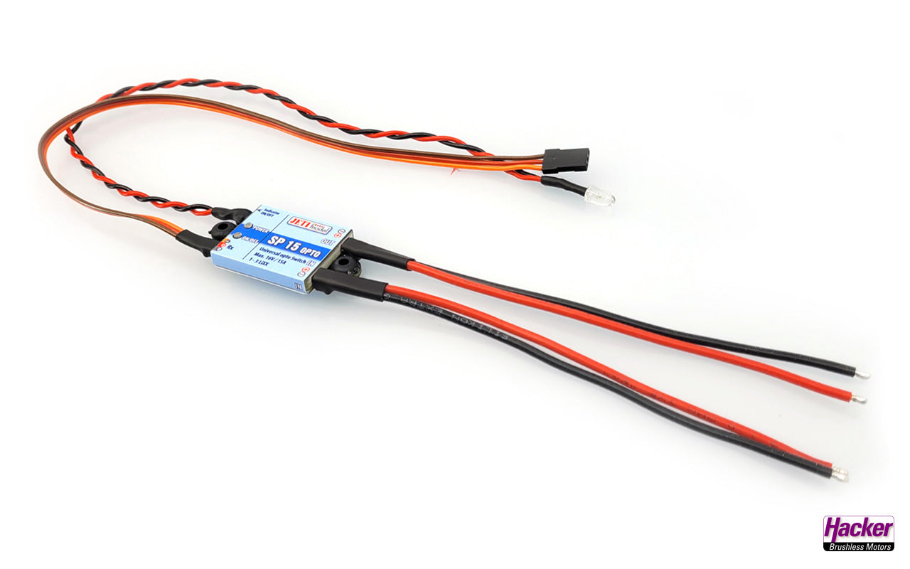 JETImodel SP 15 OPTO, elektronischer EIN/AUS Schalter für RC-Sonderfunktionen