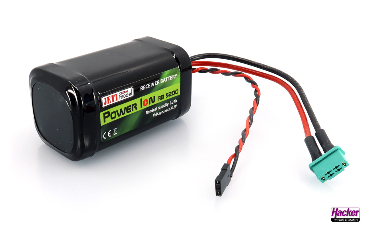 Empfängerakku Power Ion 5200, LiIo 7.2V, TRAYLESS, 104x47x50mm, 230g