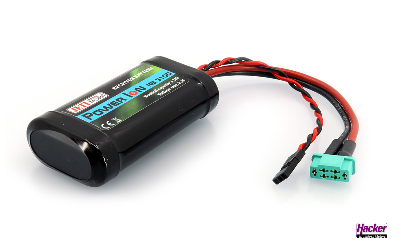 Receiver Battery Power Ion 3100, LiIo 7.2V, TRAYLESS, 104x47x32mm, 136g