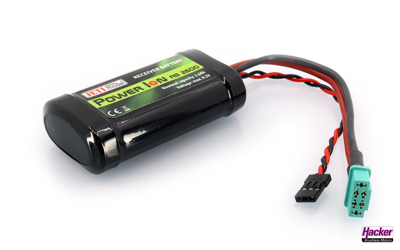 Receiver Battery Power Ion 2600, LiIo 7.2V, TRAYLESS, 104x47x32mm, 136g