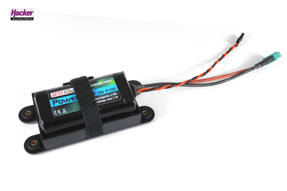 Empfängerakku Power Ion 3100, LiIo 7,2V 3100mAh, Hacker, 104x47x32mm, 136g