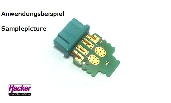 Solder board for MPX plugs/sockets 2-pin (set of 2), Hacker # 22985457