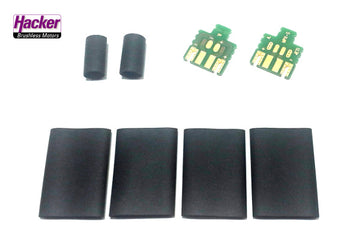 Lötplatine für MPX Stecker/Buchsen 6polig (2er Set), Hacker # 22985458
