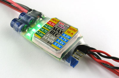 JETI Max BEC Empfängerstromversorgung aus 2S Lipo/Li-Ion Zellen