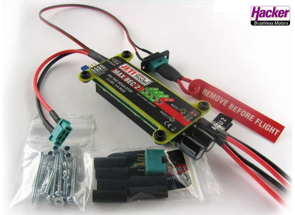 Jeti MAX BEC 2 - Empfängerstromversorgung aus 2x 2S LiPo/Li-Ion Zellen
