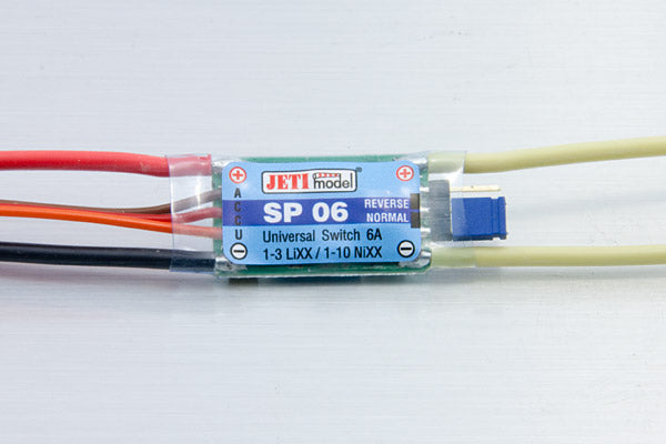 JETImodel SP06, elektronischer EIN/AUS Schalter für RC-Sonderfunktionen